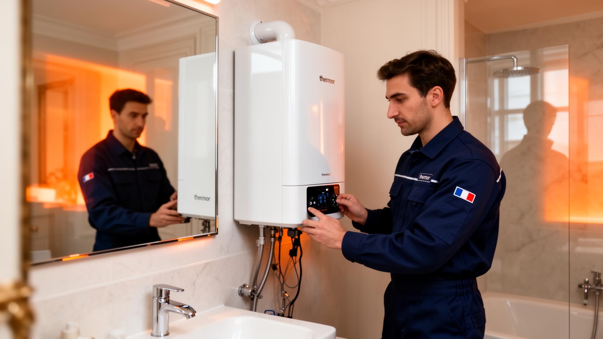 Technicien spécialiste Thermor en intervention